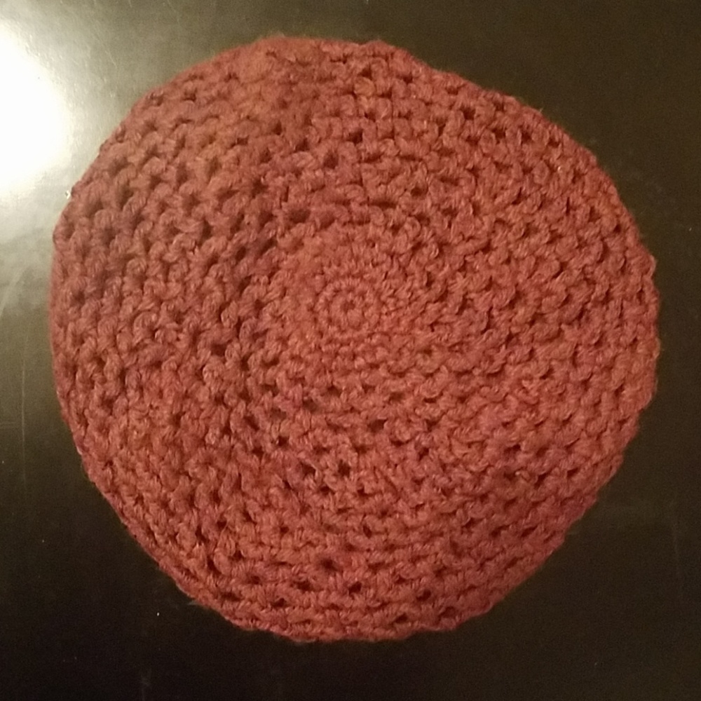 BOGO Handmade Beanie Dark Rose